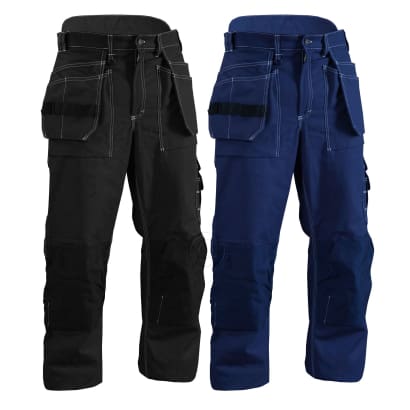 Blaklader 1515 cotton quilt lined winter work trousers with nail pockets