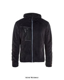 Winter fleece-lined hooded jacket with pockets - blaklader 4863