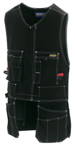 Blaklader work tool gilet / belt / waistcoat with multiple pockets in cotton - 3105 1370