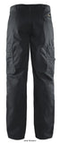 Blaklader Basic Cargo combat Work Trousers -1400 1800 Trousers Active-Workwear Two sewn-in front pockets Back pocket with fastening Two leg pockets, one with a flap and a pen pocket with three compartments Telephone pocket Key loop 65% polyester, 35% cotton, twill, 240 g/m² 