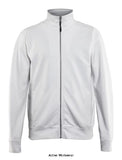 Blaklader workwear zip-up cotton sweatshirt with ribbed hem and cuffs - 3371