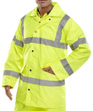 Bseen lightweight hi vis waterproof jacket en471 beeswift tj8