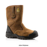 Bsh010 buckbootz buckshot s3 hro src wru brown safety rigger boot - advanced safety and support rigger boot boots