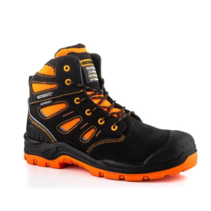 Buckboot high visibility metal free waterproof safety boot - bvis2