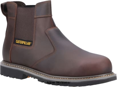 Cat powerplant dealer welted sb safety boot steel toe cap