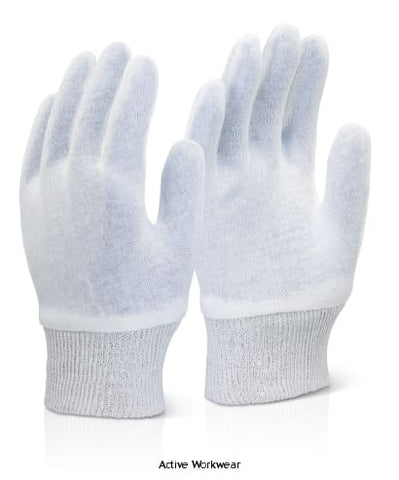 CLICK SUPER COTTON KNIT WRIST STOCKINETTE MENS (PACK OF 600) GLOVE LINER- SKWSM