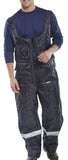 Coldstar freezer bib insulated trousers with kneepad pockets - ccfbt