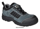Composite Safety Traner Portwest Steelite Trekker Shoe S1 - FC64 Shoes Active-Workwear  100% non metallic lightweight and comfortable hiker style shoe. Strong and flexible construction allows long lasting use in the working environment. 