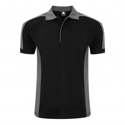 Contrast avocet uniform polo shirt with piping -1188