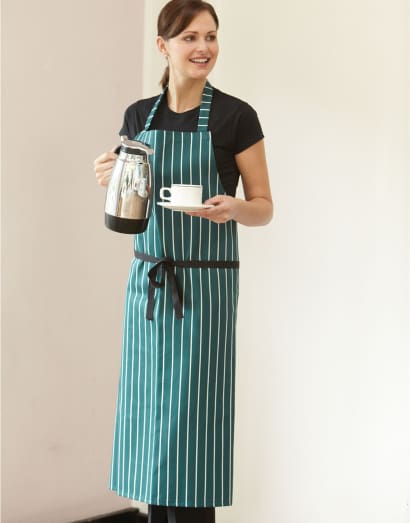 Dennys cotton striped butchers apron-dp85