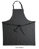 Dennys Cotton Striped Butchers Apron-DP85 Catering & Hospitality
