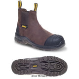 DeWalt Brown Water-Resistant Steel Toe Safety Dealer Boot - Grafton Boots Dewalt Active-Workwear