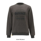 Dewalt crew neck sweatshirt with dewalt logo - delaware