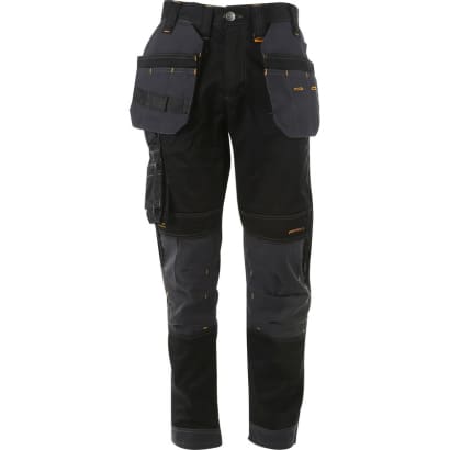 Dewalt pro stretch holster pockets regular fit mens work trousers-harrison