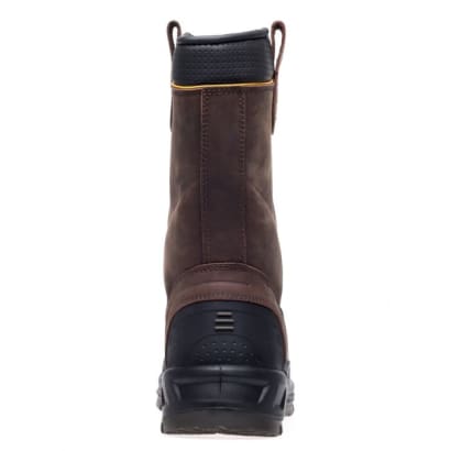 Dewalt s3 waterproof composite lightweight safety rigger boot-millington brown nubuck leather non-metallic