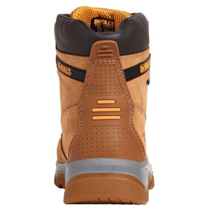 Dewalt wheat waterproof safety boot s3 steel toe and midsole titanium full grain nubuck leather