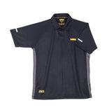 Dewalt workwear black/grey quick-dry polo shirt-rutland