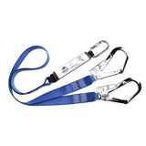 Double ended shock absorbing lanyard webbing 180cm - fp51