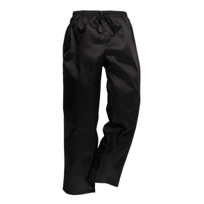 Drawstring chef kitchen trousers portwest chefs c070