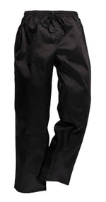 Drawstring chef kitchen trousers portwest chefs c070