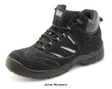 Safety trainer boot steel toe and midsole beeswift cddtbb