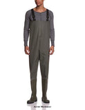 Dunlop chest wader waterproof and chemical resistant non safety - pcw