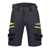 Dx444 stretch work shorts with detachable holster pockets - portwest