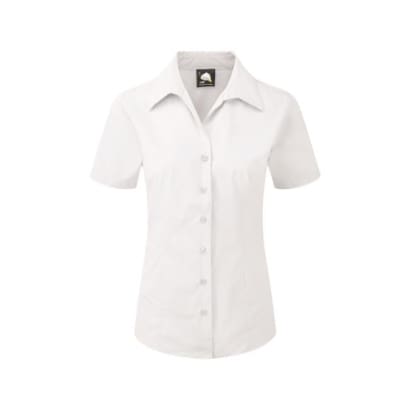 Edinburgh short sleeve blouse with smart grade fit