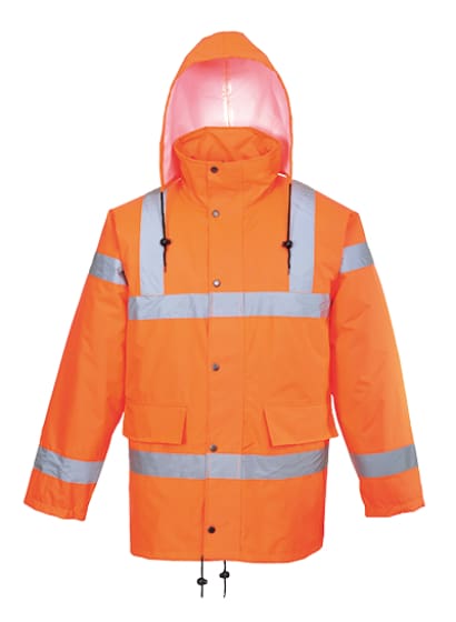 En342 waterproof hi vis cold store jacket - porwest rt34