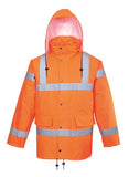 En342 waterproof hi vis breathable cold store jacket ris -porwest rt34