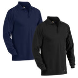 Flame retardant long sleeved pigue polo shirt by blaklader - 3374