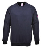 Flame retardent anti static inherent sweatshirt fras - fr12