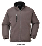 Fleece work jacket 2 tone city fleece uniform portwest f401 jackets fleeces active-workwear