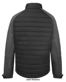 Flex workwear hybrid baffle insulated work jacket sfpj