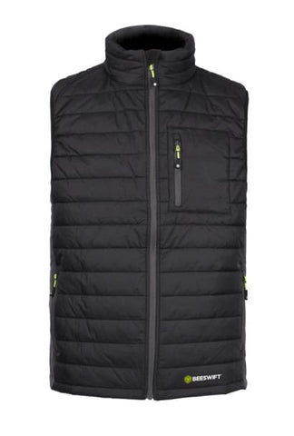 Flex workwear padded bodywarmer gillet sfpbwblgy