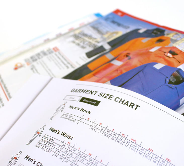 Portwest size chart