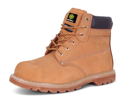 Goodyear welted safety work boot steel toe beeswift