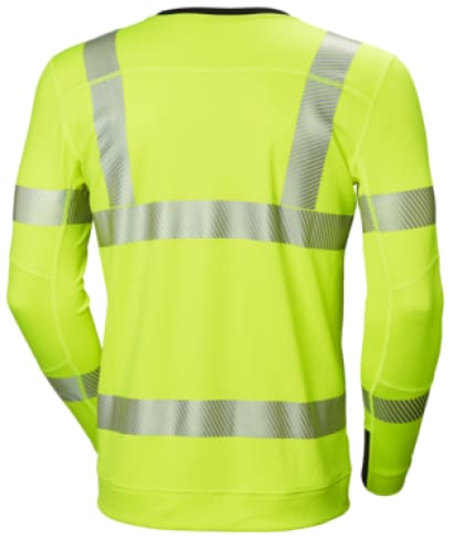 Helly hansen lifa active hi vis thermal crewneck long sleeved top-75111