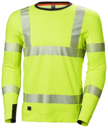 Helly hansen lifa active hi vis thermal crewneck long sleeved top-75111