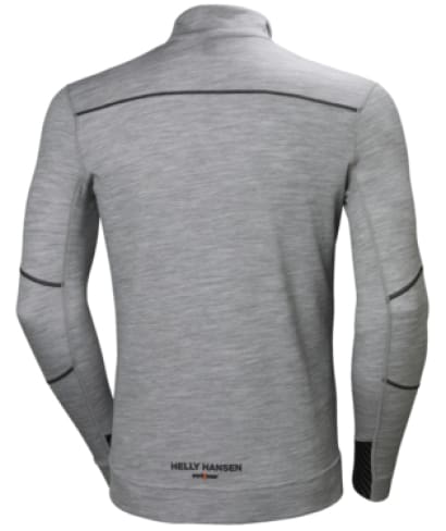 Helly hansen hh lifa merino wool half zip base layer thermal top 75107