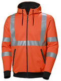 Helly hansen add vis zip hoody hi vis class 3 hoodie- 79094