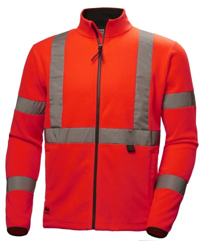 Helly hansen hh workwear hi vis addvis fleece jacket class 3 - 72171