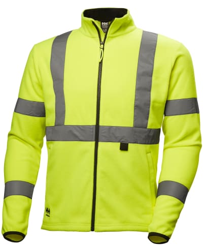 Helly hansen hh workwear hi vis addvis fleece jacket class 3 - 72171