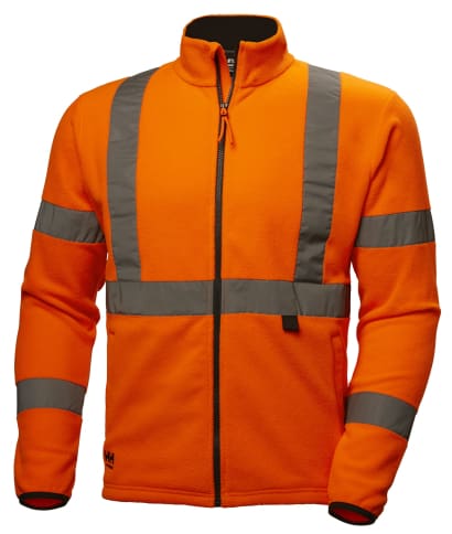 Helly hansen hh workwear hi vis addvis fleece jacket class 3 - 72171