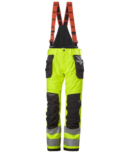 Helly hansen hi viz alna 2.0 winter construction salopettes/ bib pant class2-71491