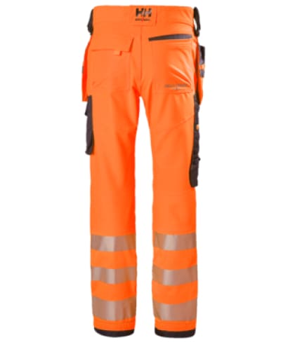 Helly hansen icu hi viz stretch construction trousers class 2-77472