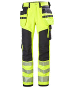 Helly hansen icu hi viz stretch construction trousers class 2-77472