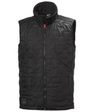 Black Helly Hansen Kensington Lifaloft Vest bodywarmer gilet-73232 Workwear Jackets & Fleeces Helly Hansen Active-Workwear The Kensington Lifaloft Vest is a great all year round piece in any conditions, keeping you warm even when wet. Lifaloft™ is an insulation revolution that will keep you warmer with less weight and bulk due to the unique Lifa® yarn technology. Developed in cooperation with PrimaLoft®, Lifaloft™ is a combination of Lifa® and PrimaLoft's extensive knowledge in synthetic insulation.