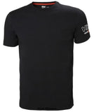Black Helly Hansen Kensington Stetch Tee Shirt Helly T-Shirt-79246 Shirts Polos & T-Shirts Helly Hansen Active-Workwear When comfort is key there is nothing that beats the Kensington Collection. The combination of cotton and elastane ensures you are comfortable throughout your workday no matter what.