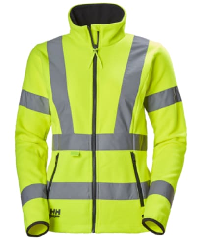 Helly hansen womens luna hi vis fleece jacket-72174